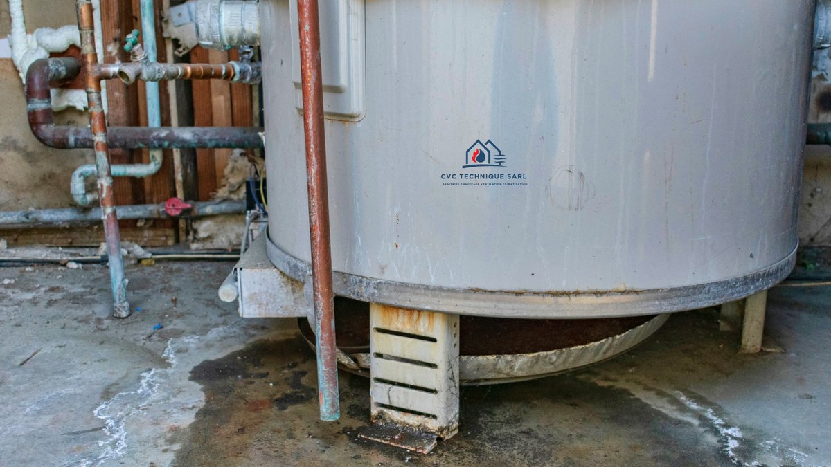 Corrosion et coulures au pied de la cuve : le signe qu'il ne faut jamais laisser « attendre l'été prochain ».